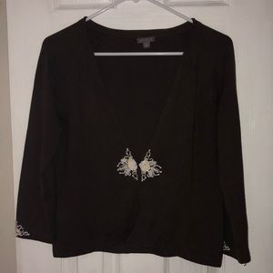 Ann Taylor Brown Cardigan